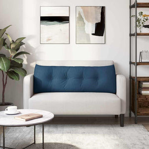 Cuscino per Schiena Blu 140 x 24 x 50 cm Tessuto 42014507