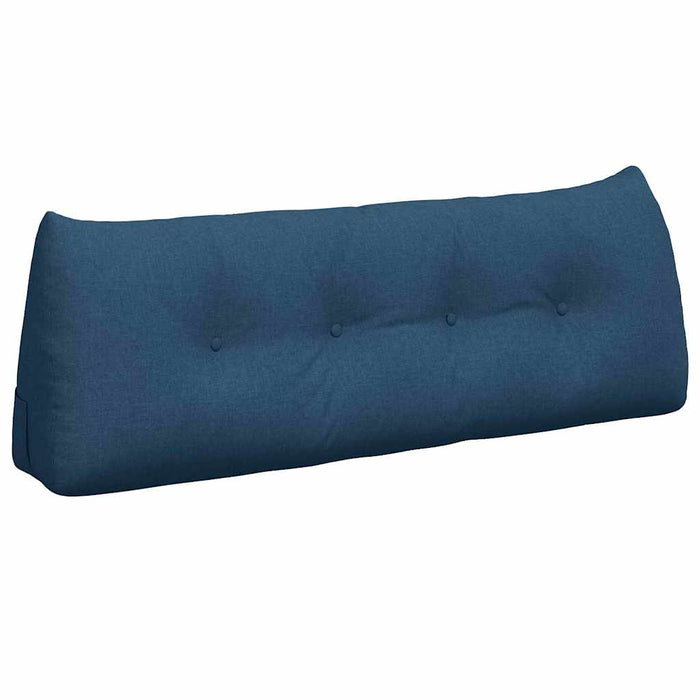 Cuscino per Schiena Blu 140 x 24 x 50 cm Tessuto 42014507