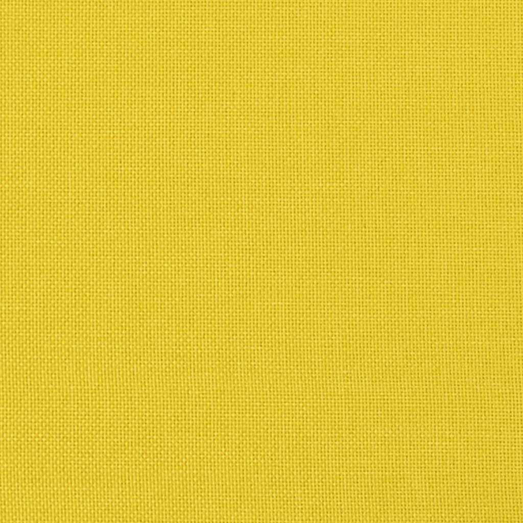 Cuscino per Schiena Giallo Chiaro 140 x 24 x 50 cm Tessuto 42014508