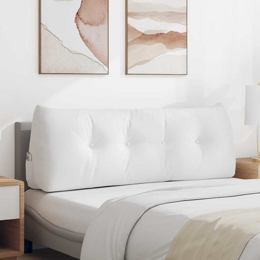 Cuscino per Schiena Bianco 140 x 24 x 50 cm Tessuto 42014510