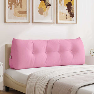 Cuscino per Schiena Rosa 140 x 24 x 50 cm Tessuto 42014514