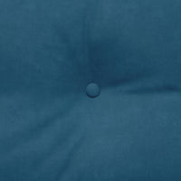 Cuscino per Schiena Blu 140 x 24 x 50 cm Velluto 42014515