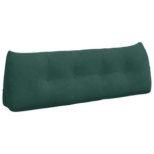 Cuscino per Schiena Verde Scuro 140 x 24 x 50 cm Velluto 42014518