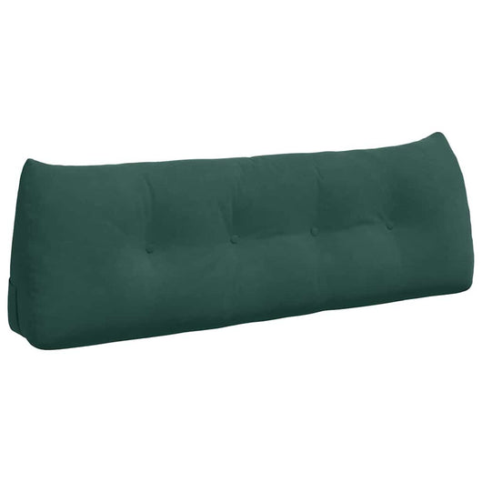 Cuscino per Schiena Verde Scuro 140 x 24 x 50 cm Velluto 42014518