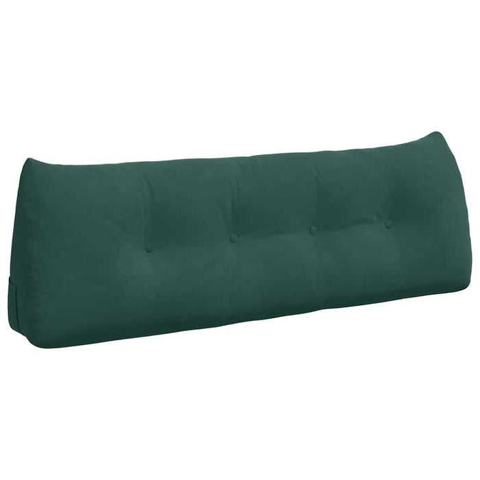 Cuscino per Schiena Verde Scuro 140 x 24 x 50 cm Velluto 42014518