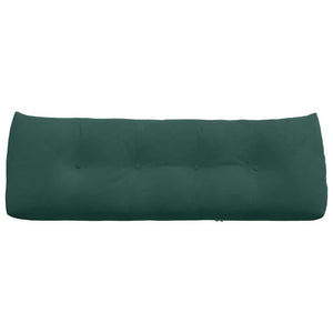 Cuscino per Schiena Verde Scuro 140 x 24 x 50 cm Velluto 42014518