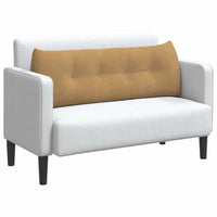 Cuscino per Schiena Marrone 140 x 24 x 50 cm Velluto 42014524