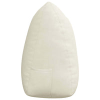 Cuscino per Schiena Crema 140 x 24 x 50 cm Velluto 42014525