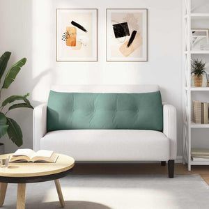 Cuscino per Schiena Verde Mare 140 x 24 x 50 cm Velluto 42014526