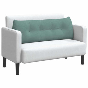 Cuscino per Schiena Verde Mare 140 x 24 x 50 cm Velluto 42014526