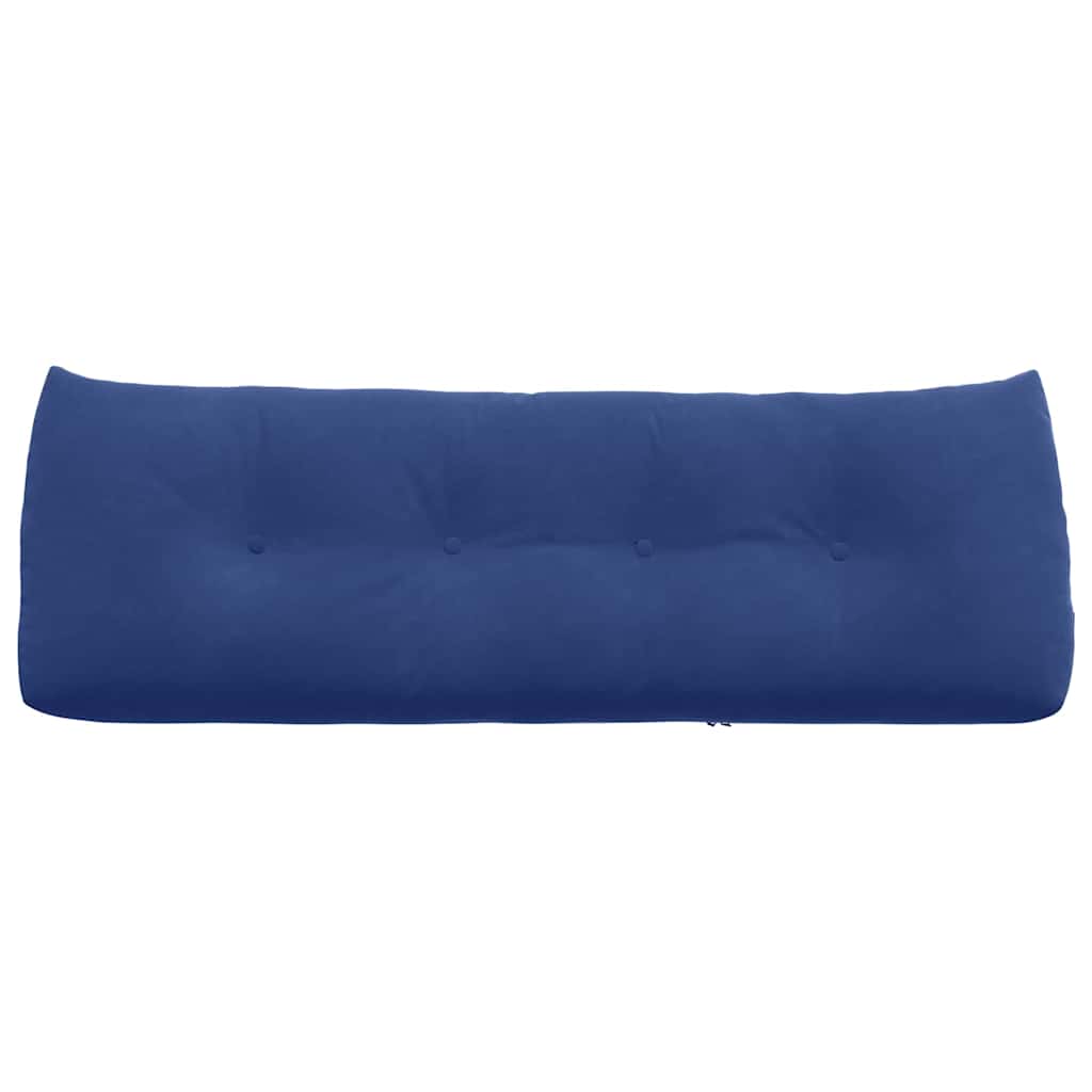 Cuscino per Schiena Blu Polizia 140 x 24 x 50 cm Velluto 42014527