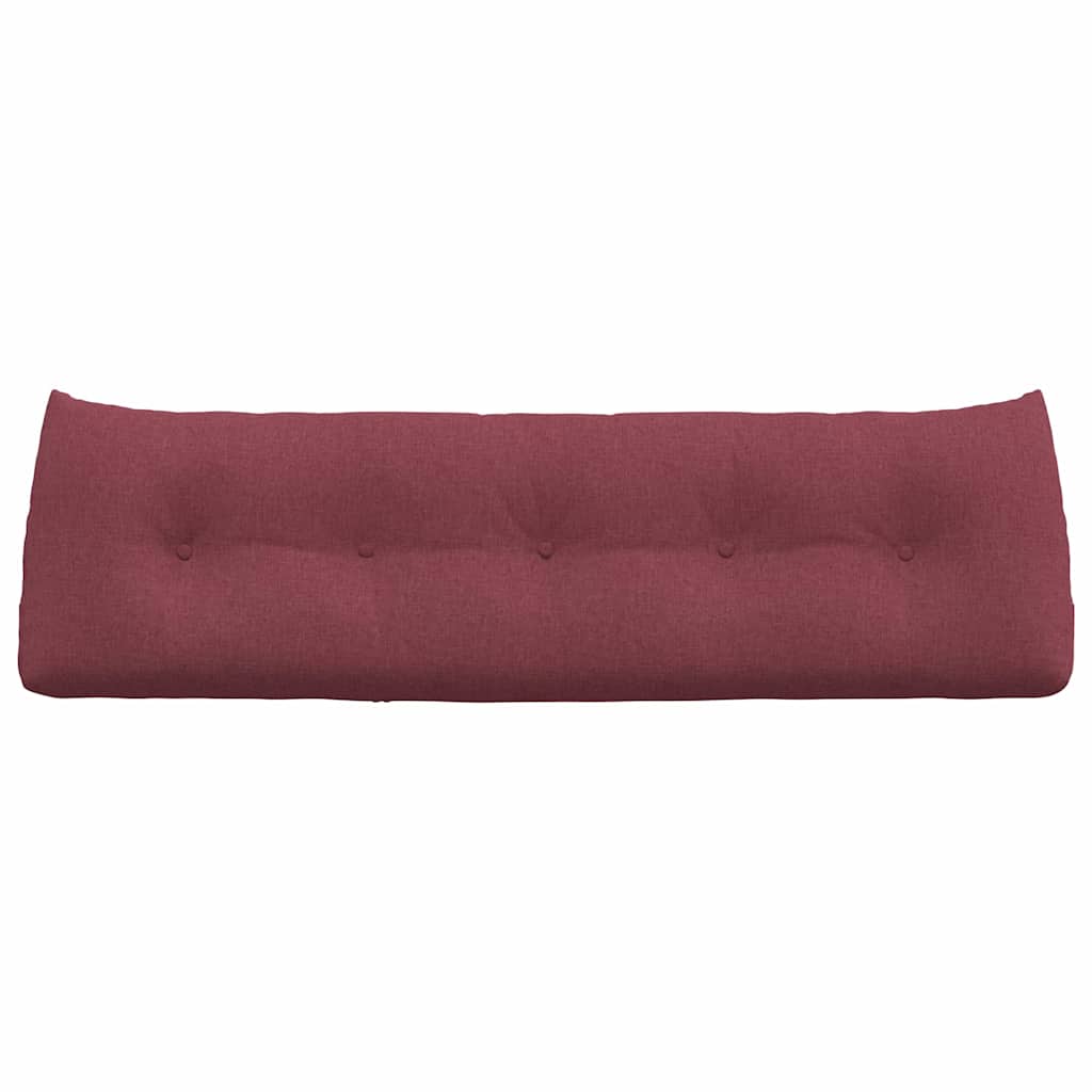 Cuscino per Schiena Rosso Vino 160 x 24 x 50 cm Tessuto 42014531