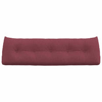 Cuscino per Schiena Rosso Vino 160 x 24 x 50 cm Tessuto 42014531