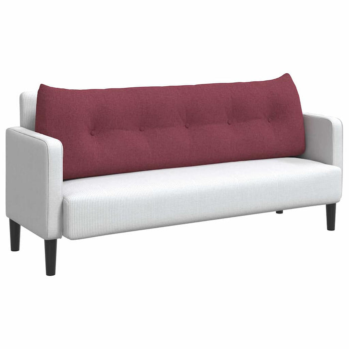 Cuscino per Schiena Rosso Vino 160 x 24 x 50 cm Tessuto 42014531