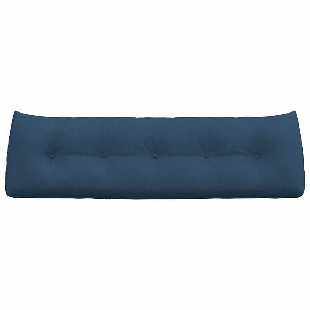 Cuscino per Schiena Blu 160 x 24 x 50 cm Tessuto 42014536