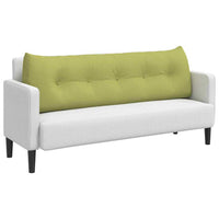 Cuscino per Schiena Verde chiaro 160 x 24 x 50 cm Tessuto 42014538