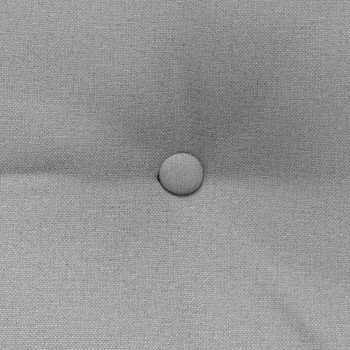 Cuscino per Schiena Grigio Nuvola 160 x 24 x 50 cm Tessuto 42014541