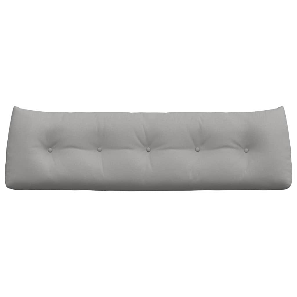 Cuscino per Schiena Grigio Nuvola 160 x 24 x 50 cm Tessuto 42014541