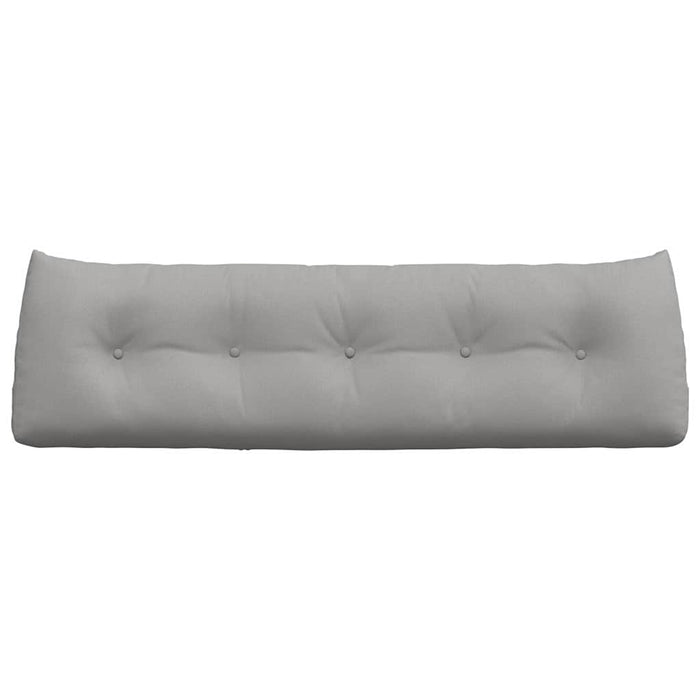 Cuscino per Schiena Grigio Nuvola 160 x 24 x 50 cm Tessuto 42014541