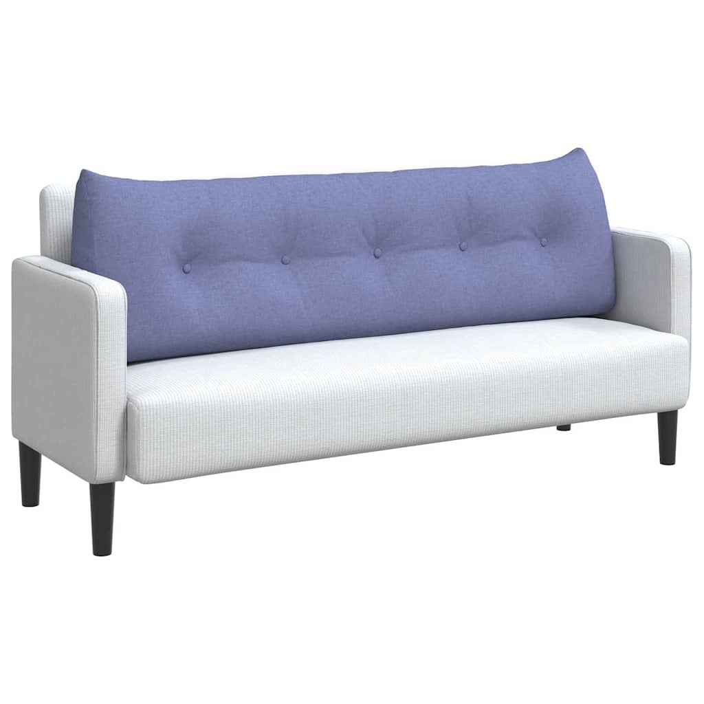 Cuscino per Schiena Blu jeans 160 x 24 x 50 cm Tessuto 42014542