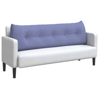 Cuscino per Schiena Blu jeans 160 x 24 x 50 cm Tessuto 42014542