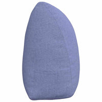 Cuscino per Schiena Blu jeans 160 x 24 x 50 cm Tessuto 42014542