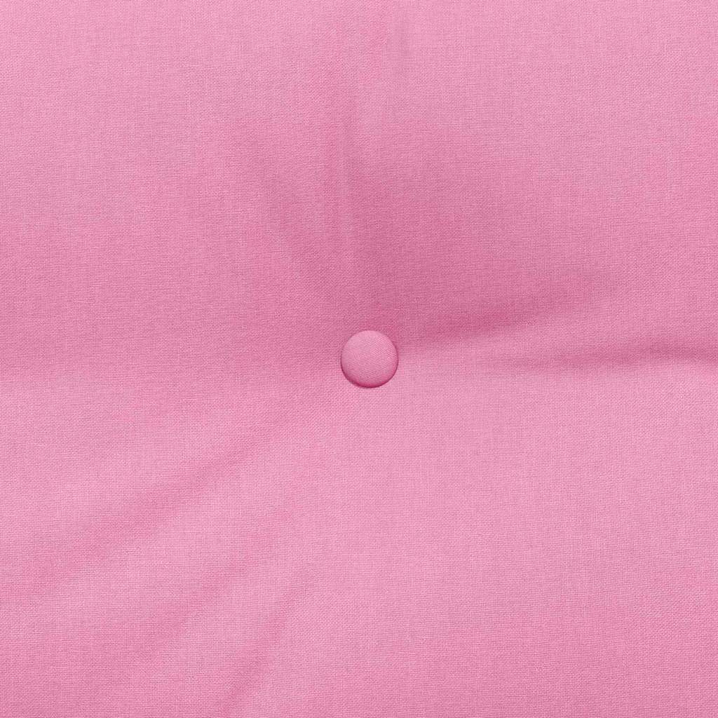 Cuscino per Schiena Rosa 160 x 24 x 50 cm Tessuto 42014543