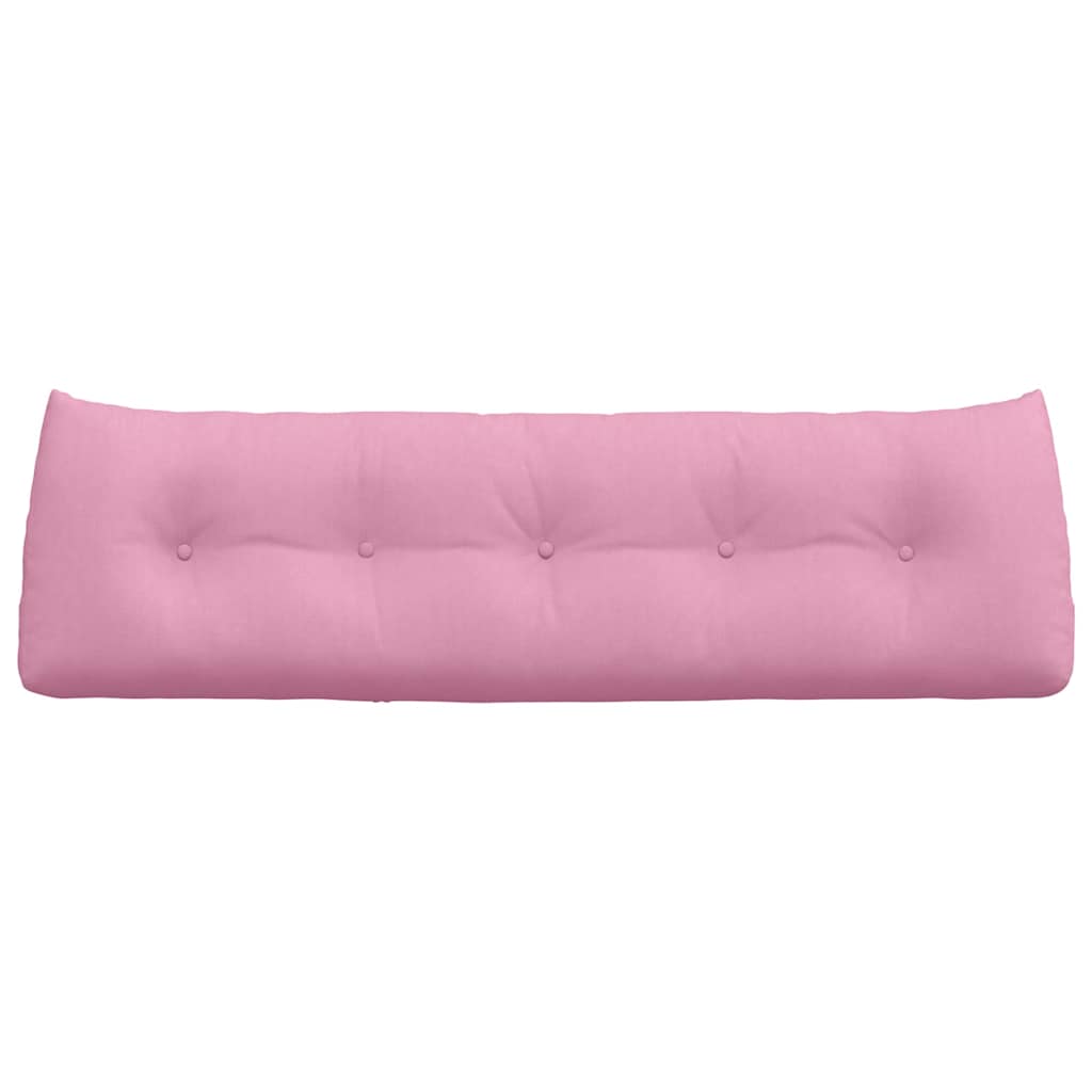 Cuscino per Schiena Rosa 160 x 24 x 50 cm Tessuto 42014543