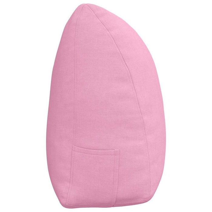 Cuscino per Schiena Rosa 160 x 24 x 50 cm Tessuto 42014543