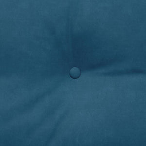 Cuscino per Schiena Blu 160 x 24 x 50 cm Velluto 42014544