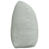 Cuscino per Schiena Grigio chiaro 160 x 24 x 50 cm Velluto 42014545
