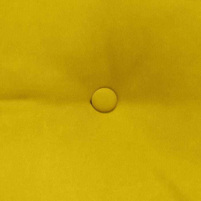 Cuscino per Schiena Giallo 160 x 24 x 50 cm Velluto 42014552