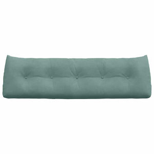 Cuscino per Schiena Verde Mare 160 x 24 x 50 cm Velluto 42014555