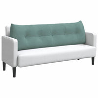 Cuscino per Schiena Verde Mare 160 x 24 x 50 cm Velluto 42014555