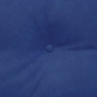 Cuscino per Schiena Blu Polizia 160 x 24 x 50 cm Velluto 42014556