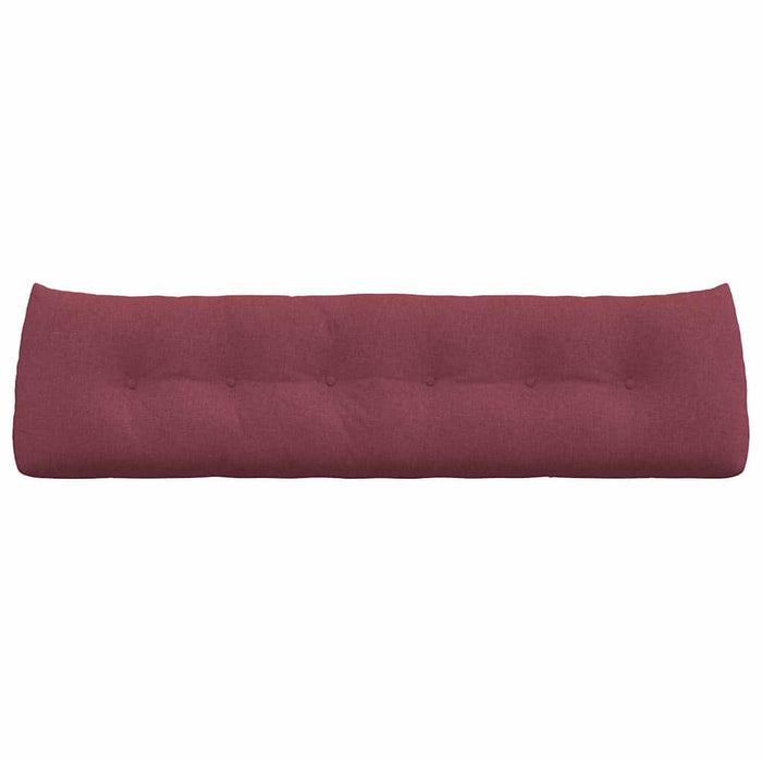 Cuscino per Schiena Rosso Vino 180 x 24 x 50 cm Tessuto 42014560