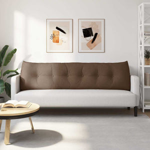 Cuscino per Schiena Marrone 180 x 24 x 50 cm Tessuto 42014561
