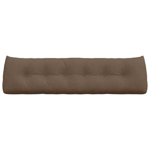 Cuscino per Schiena Marrone 180 x 24 x 50 cm Tessuto 42014561