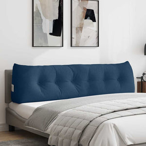Cuscino per Schiena Blu 180 x 24 x 50 cm Tessuto 42014565