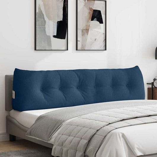 Cuscino per Schiena Blu 180 x 24 x 50 cm Tessuto 42014565