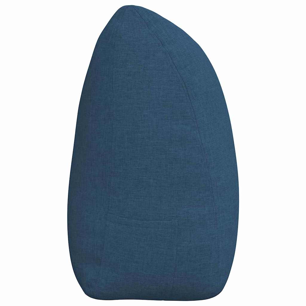 Cuscino per Schiena Blu 180 x 24 x 50 cm Tessuto 42014565