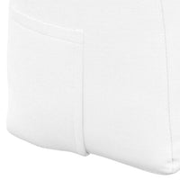Cuscino per Schiena Bianco 180 x 24 x 50 cm Tessuto 42014568