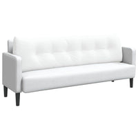 Cuscino per Schiena Bianco 180 x 24 x 50 cm Tessuto 42014568