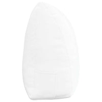 Cuscino per Schiena Bianco 180 x 24 x 50 cm Tessuto 42014568