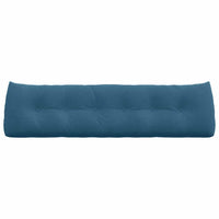 Cuscino per Schiena Blu 180 x 24 x 50 cm Velluto 42014573
