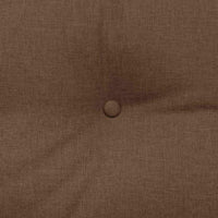 Cuscino per Schiena Marrone 200 x 24 x 50 cm Tessuto 42014590