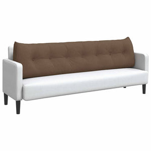 Cuscino per Schiena Marrone 200 x 24 x 50 cm Tessuto 42014590