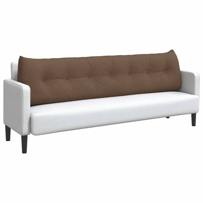 Cuscino per Schiena Marrone 200 x 24 x 50 cm Tessuto 42014590