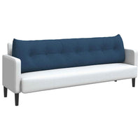 Cuscino per Schiena Blu 200 x 24 x 50 cm Tessuto 42014594