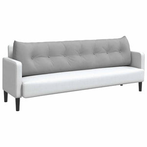 Cuscino per Schiena Grigio Nuvola 200 x 24 x 50 cm Tessuto 42014599